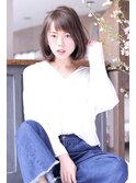 Ameri 柏 透明感あふれるシースルーボブ☆
