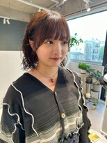 アム(amu)&nbsp;ボブパーマ/パーマボブ/ゆるめパーマ/結べるボブ/パーマヘア