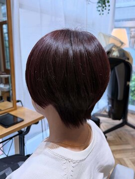 ハンサムショート 小顔ヘア