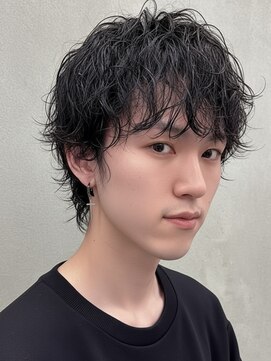 立体感が出るメンズシャドウパーマ【横浜/桜木町/メンズパーマ】