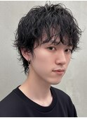 立体感が出るメンズシャドウパーマ【横浜/桜木町/メンズパーマ】