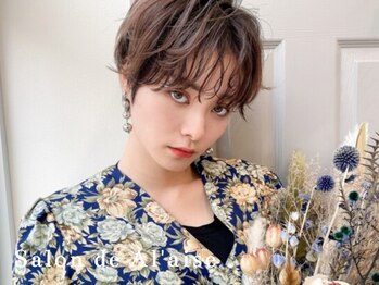 サロンドアレイズ(Salon de A’ la'ise)の写真/【似合わせカット￥4500】お手頃価格×ハイクオリティな技術で再現性の高い小顔ショートをご提案☆