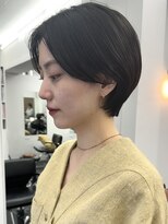 シベルバレー 横浜(sibell) *20代30代前髪なしショートハンサムショート丸みショート