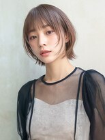 リットバイウェイズ(Lit by WAYS)&nbsp;レイヤーボブ/ボブ/タンバルモリ/タッセルカット/ラテブラウン