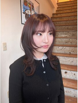 シュガー 盛岡(SUGAR) ◯ ラベンダーブラウン　レイヤー アレンジ ◯