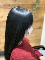 お～るうぇいず(always)&nbsp;髪質改善ストレートブルーブラック美髪ストレートヘア20代30代4