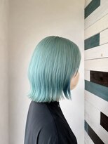 リッシェ(Riche) ブリーチ2回で作る水色エメラルドグリーン