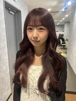 ルル(Lulu) ロングスタイルピンクラベンダーカラー