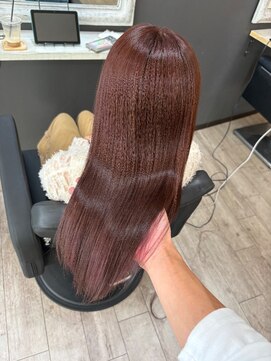 アペル(APPEL) #ヘアカラー　#髪質改善カラー　【岡山駅/カラー/ロング】
