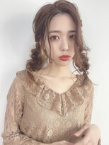 ルービック(Rubik's)&nbsp;[韓国オルチャン風]ルーズツインテールアレンジ☆