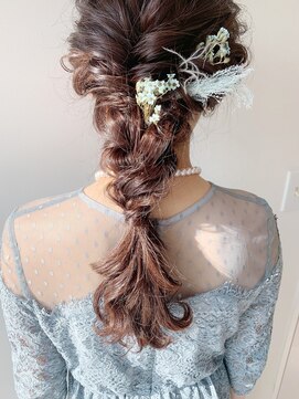 オーシャン(Ocean) [OCEAN Hair&Life藤原純]編みおろしアレンジ☆お呼ばれヘア☆