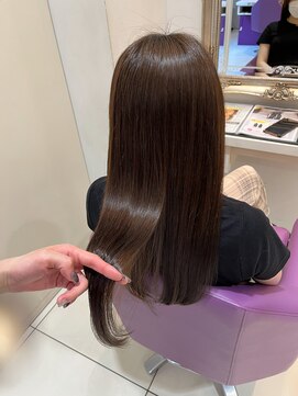 ハピネス 河原町店(Happiness) 髪質改善 レイヤーカット ベージュ グレージュ 20代 30代 40代