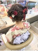 ☆浴衣の着付けとヘアセット☆