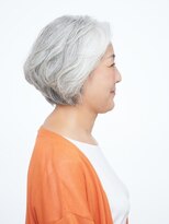 えがお美容室&nbsp;【えがお美容室】60代の方に◎ヘアセットが簡単 ひし形ボブ