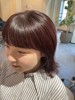 ユヌ(Une)&nbsp;ピンクブラウン　ピンク　ワイド