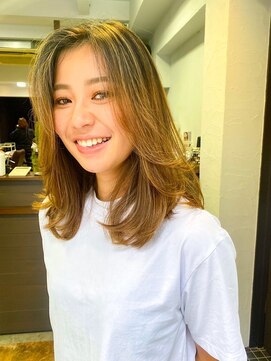 ノラ ウメダ(NORA UMEDA) 【NORA UMEDA 高木】地毛ハイライトカラー