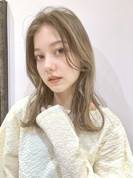 アンサム 久留米店(UNSOME) 【やわらかカラー】ベージュ系/ハイトーン/ダブルカラー