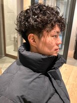 メンズサロン ブロック(Men's Salon bloc) ツーブロック　ツイストスパイラルパーマ　マッシュショート