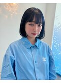 ナチュラルミディアムボブ