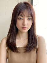 エトラ 渋谷店(etora) 小顔 フェミニンロング メルティーカラー 似合わせカット"