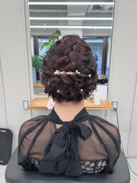 バルベストーキョーサウス(BARBES TOKYO SOUTH) 編み込みアップ【清板】