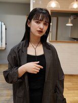 ガーランド (Garland)&nbsp;☆切りっぱなしロブ/マロンベージュ/前髪/原宿神宮前