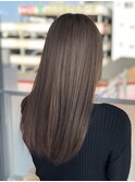 ベージュカラー#髪質改善#髪質改善カラー#前髪#韓国