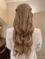 セットサロンフレア&nbsp;ヘアセット/ボブルフ/ショコラベージュ/カール/ベビーバング