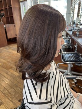 うるツヤ髪質改善トリートメント×ケアカラー[20代30代40代50代]