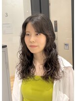 シアン 大須店(CYAN.)&nbsp;ふんわり前髪×ウェーブパーマ