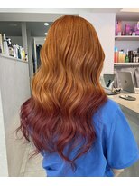 サニー 西中島店(sunny.)&nbsp;オレンジカラー /デザインカラー/ダークレッド