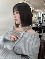 アンバー 池袋(amber)&nbsp;乾かすとまとまる顎下３センチボブ