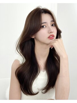 アマトウキョウスマートサロン(AMA TOKYO×Smart Salon) 韓国ヘア　レイヤーカット　顔まわり