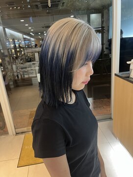 ヴァンカウンシル 金山(VANCOUNCIL kanayama) ホワイトグレージュミニウルフデジタルパーマ AS 19