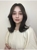 10代20代30代40代鎖骨ミディくびれヘアショコラブラウン