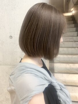 ルノン(LUNON) 暗めカラーグランマッシュデザインカラーフェイスフレーミング