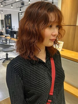 アカラ(acala) リッジパーマミディアム　20代30代/パーマ/酸性ストレート