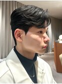 メンズヘア韓国ヘアダウンパーマガイルヘア