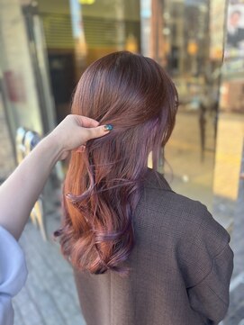 アース 北浦和店(HAIR&MAKE EARTH) ピンクブラウン×ピンクラベンダー
