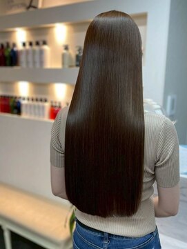 セタ 新宿(seta) ココアブラウン/艶髪ロング/透明感カラー/髪質改善ストレート