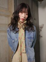 アンドスタイル(&style)&nbsp;【TSUJI】レイヤー 前髪 顔まわり ボルドー ラベンダー ピンク