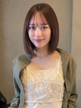 コート 青山(Cote) 美髪大人ボブ内巻きボブまとまるボブ艶グレージュココア