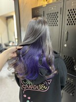ヴァイス 渋谷店(VAICE)&nbsp;ブリーチカラー/アッシュグレー/紫