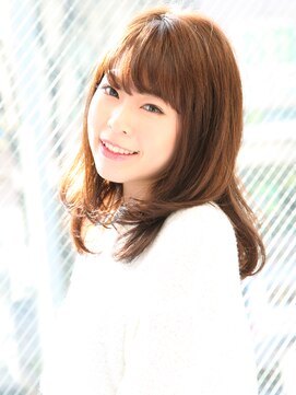 エムエー ふじみ野(hair m a ふじみ野) 表面ふわっと重軽セミディボブ