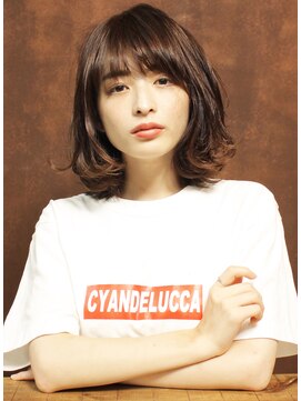 シアンデルカ(CYANDELUCCA) 大人のふんわりカールボブ