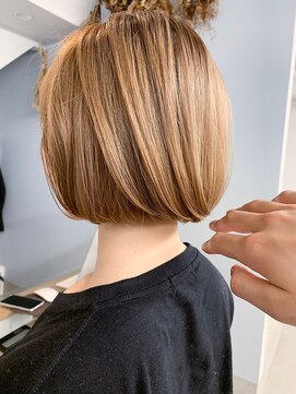 ヴェルダ 池袋店(verda) 色落ち綺麗なベージュカラーとボブ＊fukuda