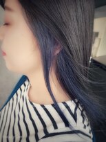 エピス プラス 円山店(epice plus)&nbsp;インナーカラー　ブルーバイオレット