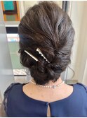アップスタイル×ヘアセット