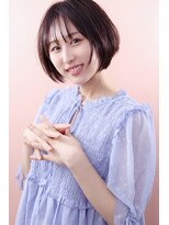 アッシュ たまプラーザ店(Ash)&nbsp;スッキリアゴ上ボブ×シースルーバング