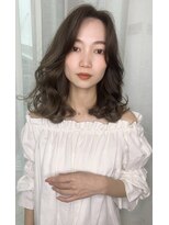 ウノプリール 茶屋町店(unopulir)&nbsp;【濱口】ブリーチ無し　マロベージュ　ヨシンモリ